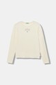 United Colors of Benetton longsleeve dziecięcy aplikacja beżowy 3P4ZC10QF.G.seasonal