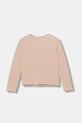United Colors of Benetton longsleeve dziecięcy 3P4ZC10QF.G.seasonal różowy AW25