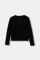 United Colors of Benetton longsleeve copii 3P4ZC10QF.G.seasonal negru AW25