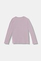 United Colors of Benetton longsleeve bawełniany dziecięcy 35RYC10QE.G.seasonal fioletowy AW25