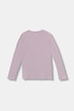 United Colors of Benetton longsleeve din bumbac pentru copii 35RYC10QE.G.seasonal violet AW25