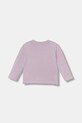 United Colors of Benetton longsleeve bawełniany dziecięcy 35RYG10K7.P.seasonal fioletowy AW25
