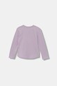 United Colors of Benetton longsleeve bawełniany dziecięcy 3I1XG10K8.P.seasonal fioletowy AW25