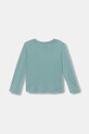 United Colors of Benetton longsleeve bawełniany dziecięcy 3I1XG10K8.P.seasonal turkusowy AW25