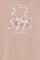 Dziewczynka United Colors of Benetton longsleeve bawełniany dziecięcy 3I9WC10Q2.G.seasonal różowy