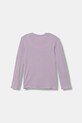 United Colors of Benetton longsleeve bawełniany dziecięcy 3I9WC10Q2.G.seasonal fioletowy AW25