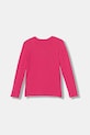 United Colors of Benetton longsleeve din bumbac pentru copii 3I9WC10Q2.G.seasonal roz AW25