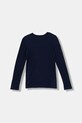 United Colors of Benetton longsleeve bawełniany dziecięcy 3I9WC10Q2.G.seasonal granatowy AW25