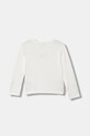 Dětské bavlněné tričko s dlouhým rukávem United Colors of Benetton 3I9WG10JS.P.seasonal bílá AW25
