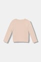 Dětské bavlněné tričko s dlouhým rukávem United Colors of Benetton 3I9WG10JS.P.seasonal růžová AW25
