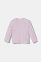 Παιδικό βαμβακερό μακρυμάνικο United Colors of Benetton 3I9WG10JS.P.seasonal μωβ AW25