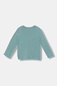 United Colors of Benetton longsleeve bawełniany dziecięcy 3I9WG10JS.P.seasonal turkusowy AW25