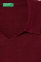 Dziewczynka United Colors of Benetton sweter dziecięcy 1270Q3009.G.seasonal bordowy