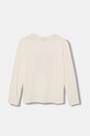Дитячий бавовняний лонгслів United Colors of Benetton 35RYC10Q7.G.seasonal бежевий AW25