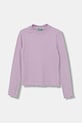 United Colors of Benetton longsleeve dziecięcy z elastanem fioletowy 3F1AC203O.G.Season.9BYA