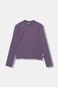 Detské tričko s dlhým rukávom United Colors of Benetton s elastanom fialová 3F1AC203O.G.Season.9BYA