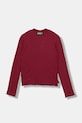 United Colors of Benetton longsleeve dziecięcy z elastanem bordowy 3F1AC203O.G.Season.9BYA