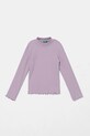Dětské tričko s dlouhým rukávem United Colors of Benetton s elastanem fialová 3F1AG10JT.P.seasonal