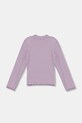 Dětské tričko s dlouhým rukávem United Colors of Benetton 3F1AG10JT.P.seasonal fialová AW25