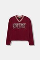 Дитячий бавовняний лонгслів United Colors of Benetton аплікація бордо 3I1XC400E.G.seasonal