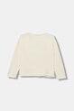 Otroška bombažna majica z dolgimi rokavi United Colors of Benetton 3I1XG10KL.P.seasonal bež AW25