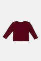 Παιδικό βαμβακερό μακρυμάνικο United Colors of Benetton 3I1XG10KL.P.seasonal μπορντό AW25