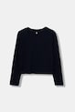 Дитячий бавовняний лонгслів United Colors of Benetton 3IVWC10PX.G.seasonal темно-синій AW25