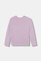Дитячий бавовняний лонгслів United Colors of Benetton 3JERC10QM.G.seasonal фіолетовий AW25