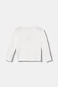 Дитячий бавовняний лонгслів United Colors of Benetton 3JERG10KB.P.seasonal білий AW25