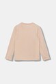 Detská bavlnená košeľa s dlhým rukávom United Colors of Benetton 3JERG10KB.P.seasonal ružová AW25