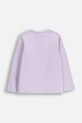 Coccodrillo longsleeve dziecięcy ZC5143101VGA fioletowy AW25