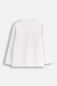 Dječja majica dugih rukava s pamukom Coccodrillo ZC5143106CGK bijela AW25