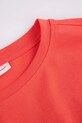 Dziewczynka Coccodrillo t-shirt bawełniany dziecięcy ZC5143102FGK czerwony