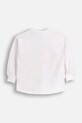 Coccodrillo t-shirt bawełniany niemowlęcy ZC5143103TGN biały AW25