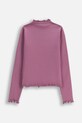 Coccodrillo longsleeve dziecięcy ZC5143901WGJ fioletowy AW25