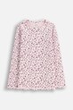 Coccodrillo longsleeve bawełniany ZC5143102WGK różowy AW25