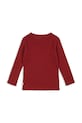 Konges Sløjd longsleeve bawełniany dziecięcy MINNIE BLOUSE GOTS KS104372.9BYA czerwony AW25