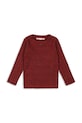 Konges Sløjd longsleeve dziecięcy ROLI BLOUSE aplikacja czerwony KS104414.9BYA