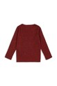 Konges Sløjd longsleeve dziecięcy ROLI BLOUSE KS104414.9BYA czerwony AW25