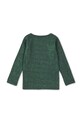 Konges Sløjd longsleeve dziecięcy ROLI BLOUSE KS104414.9BYA zielony AW25