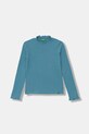 United Colors of Benetton longsleeve dziecięcy pozostałe turkusowy 381PC10RC.G.Seasonal
