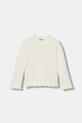 United Colors of Benetton longsleeve dziecięcy pozostałe beżowy 381PG10LB.P.Seasonal