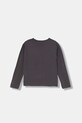 Dječja pamučna majica dugih rukava United Colors of Benetton 3ATNC10RG.G.Seasonal siva AW25