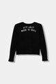Παιδικό μακρυμάνικο United Colors of Benetton 3ATNC10RI.G.Seasonal μαύρο AW25