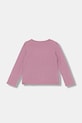 United Colors of Benetton longsleeve bawełniany dziecięcy 3ATNG10KZ.P.Seasonal różowy AW25