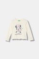 United Colors of Benetton longsleeve din bumbac pentru copii print bej 3ATNG10L2.P.Seasonal