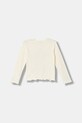 United Colors of Benetton longsleeve bawełniany dziecięcy 3ATNG10L2.P.Seasonal beżowy AW25