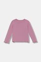 United Colors of Benetton longsleeve bawełniany dziecięcy 3ATNG10L2.P.Seasonal różowy AW25