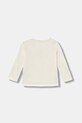 Detská bavlnená košeľa s dlhým rukávom United Colors of Benetton 3ATNG10L8.P.Seasonal béžová AW25