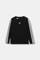 Детска блуза с дълги ръкави adidas щампа черен JM1577